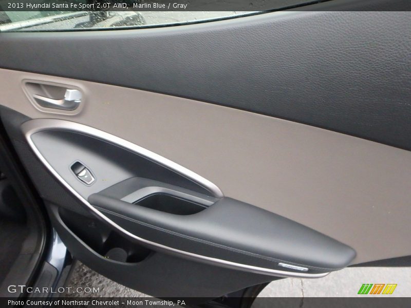 Marlin Blue / Gray 2013 Hyundai Santa Fe Sport 2.0T AWD