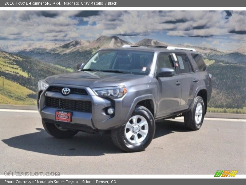 Magnetic Gray Metallic / Black 2016 Toyota 4Runner SR5 4x4
