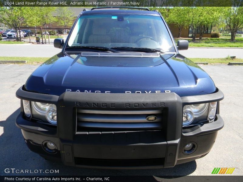 Adriatic Blue Metallic / Parchment/Navy 2004 Land Rover Range Rover HSE