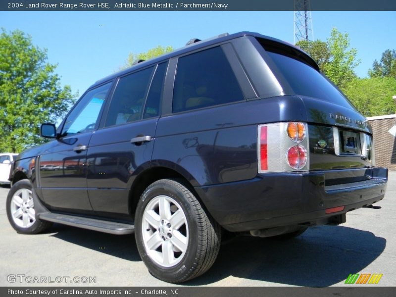 Adriatic Blue Metallic / Parchment/Navy 2004 Land Rover Range Rover HSE