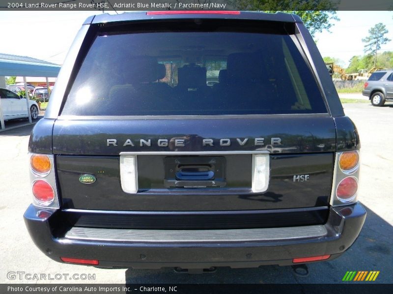 Adriatic Blue Metallic / Parchment/Navy 2004 Land Rover Range Rover HSE