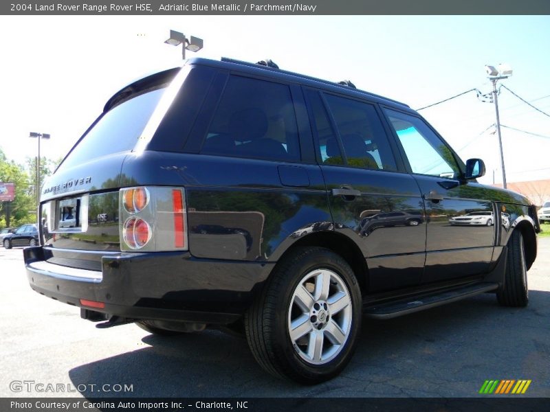 Adriatic Blue Metallic / Parchment/Navy 2004 Land Rover Range Rover HSE