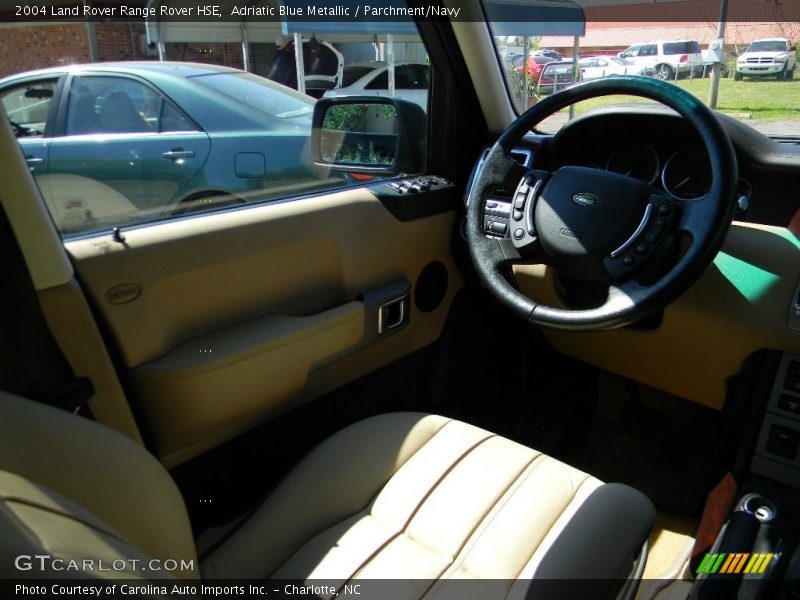 Adriatic Blue Metallic / Parchment/Navy 2004 Land Rover Range Rover HSE