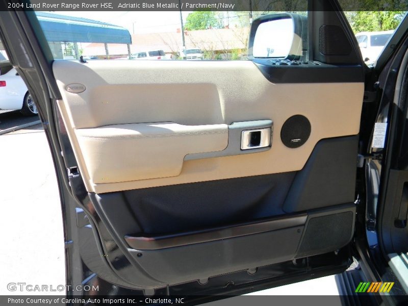 Adriatic Blue Metallic / Parchment/Navy 2004 Land Rover Range Rover HSE