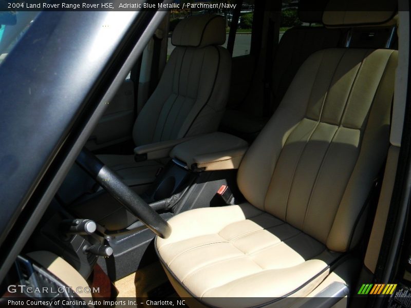 Adriatic Blue Metallic / Parchment/Navy 2004 Land Rover Range Rover HSE