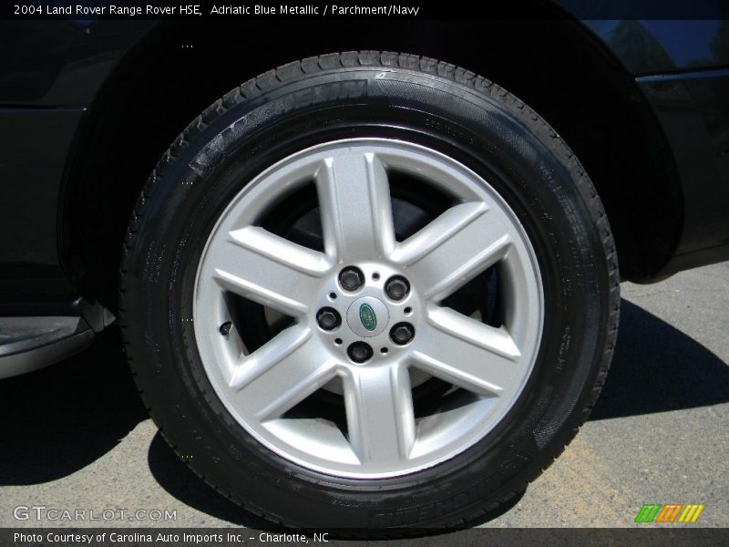 Adriatic Blue Metallic / Parchment/Navy 2004 Land Rover Range Rover HSE