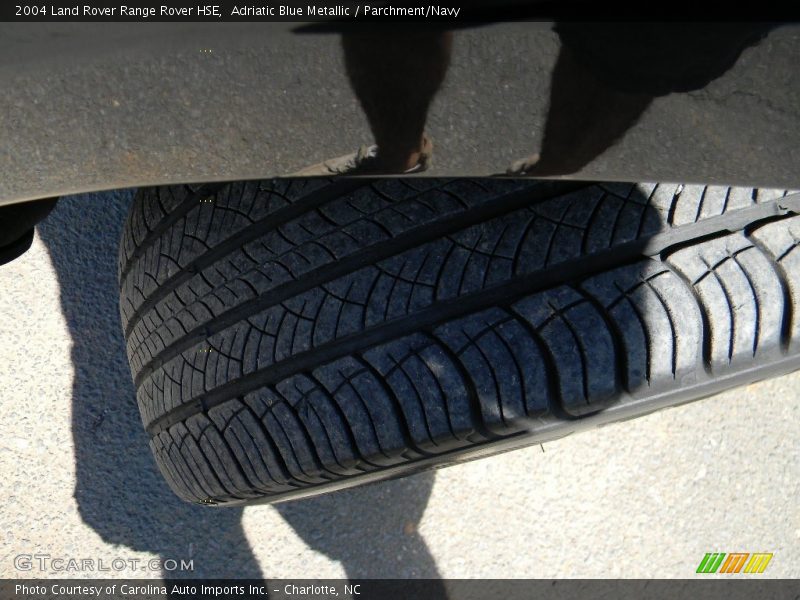 Adriatic Blue Metallic / Parchment/Navy 2004 Land Rover Range Rover HSE