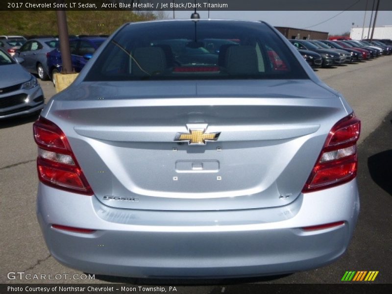 Arctic Blue Metallic / Jet Black/Dark Titanium 2017 Chevrolet Sonic LT Sedan