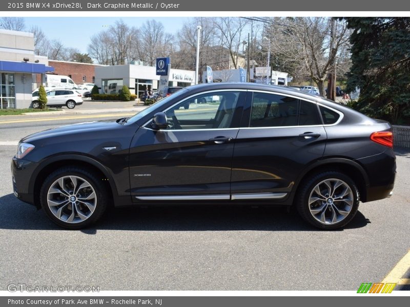Dark Graphite Metallic / Oyster 2015 BMW X4 xDrive28i