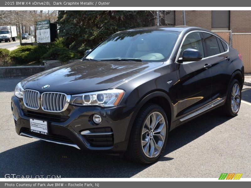 Dark Graphite Metallic / Oyster 2015 BMW X4 xDrive28i