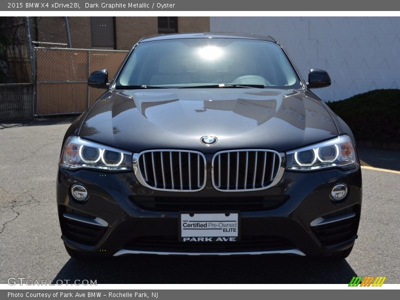 Dark Graphite Metallic / Oyster 2015 BMW X4 xDrive28i