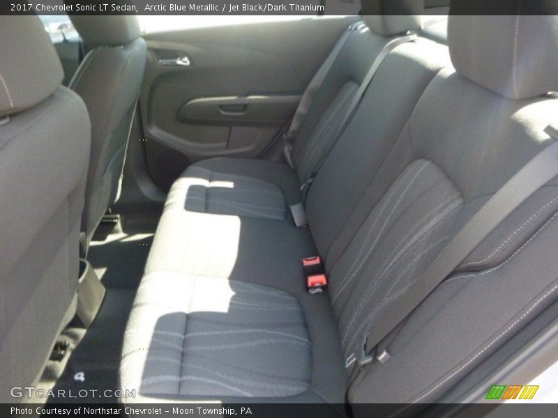 Arctic Blue Metallic / Jet Black/Dark Titanium 2017 Chevrolet Sonic LT Sedan