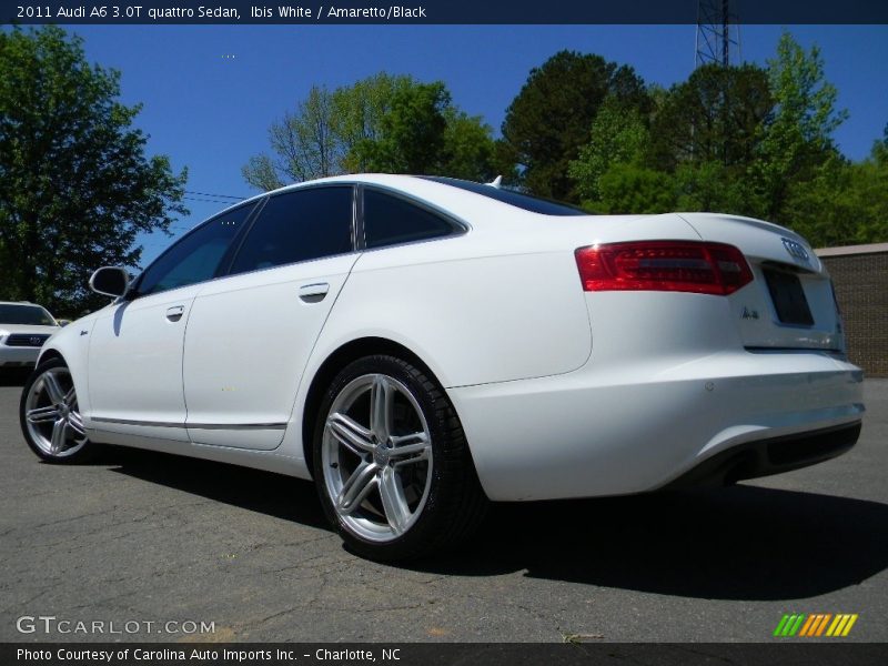 Ibis White / Amaretto/Black 2011 Audi A6 3.0T quattro Sedan