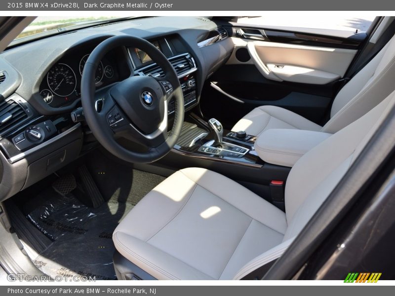 Dark Graphite Metallic / Oyster 2015 BMW X4 xDrive28i