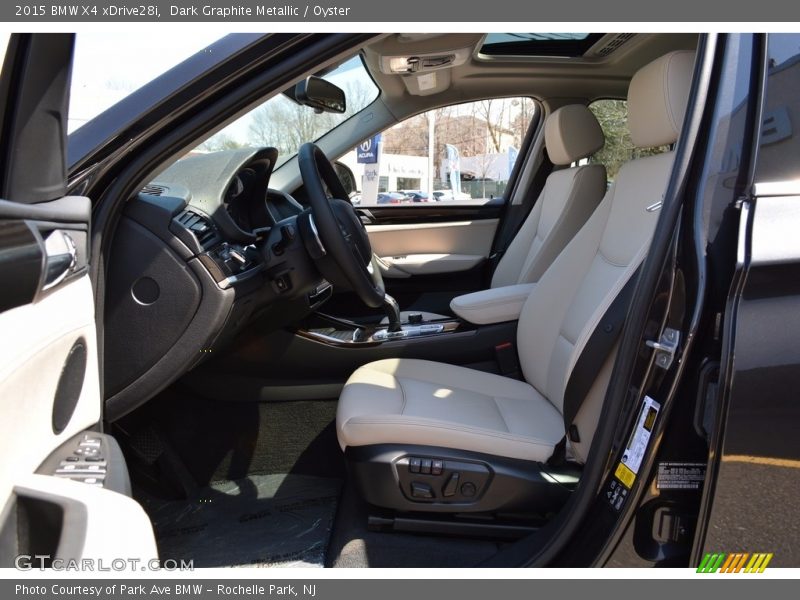 Dark Graphite Metallic / Oyster 2015 BMW X4 xDrive28i