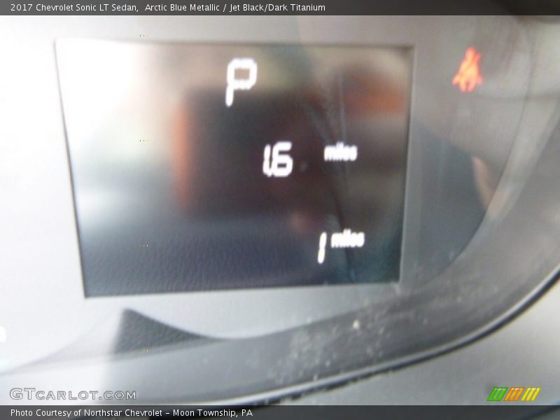 Arctic Blue Metallic / Jet Black/Dark Titanium 2017 Chevrolet Sonic LT Sedan