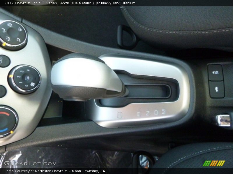 Arctic Blue Metallic / Jet Black/Dark Titanium 2017 Chevrolet Sonic LT Sedan