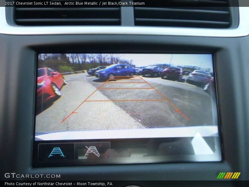 Arctic Blue Metallic / Jet Black/Dark Titanium 2017 Chevrolet Sonic LT Sedan