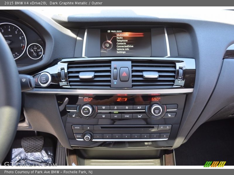Dark Graphite Metallic / Oyster 2015 BMW X4 xDrive28i