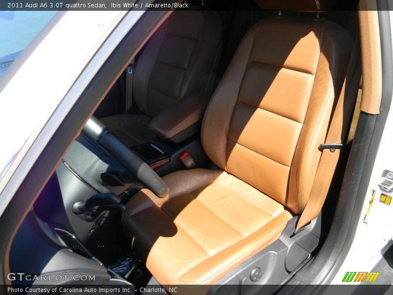 Ibis White / Amaretto/Black 2011 Audi A6 3.0T quattro Sedan