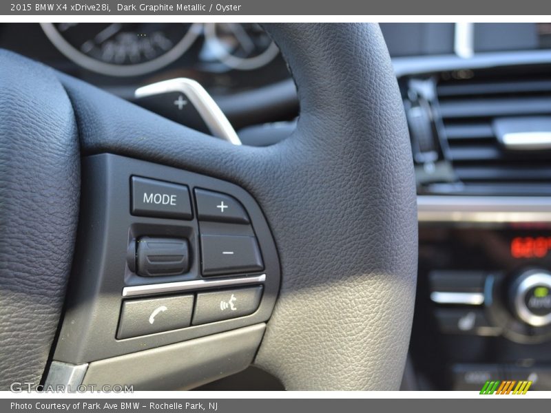 Dark Graphite Metallic / Oyster 2015 BMW X4 xDrive28i