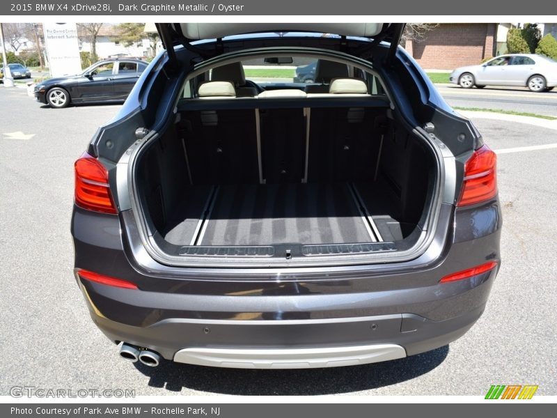 Dark Graphite Metallic / Oyster 2015 BMW X4 xDrive28i