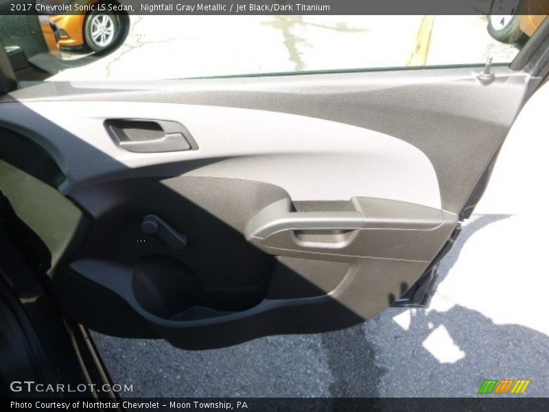 Nightfall Gray Metallic / Jet Black/Dark Titanium 2017 Chevrolet Sonic LS Sedan
