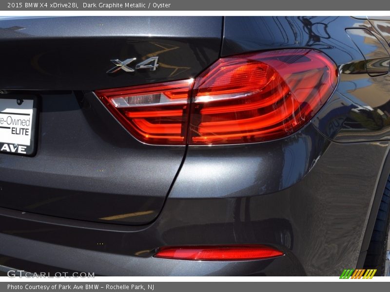 Dark Graphite Metallic / Oyster 2015 BMW X4 xDrive28i