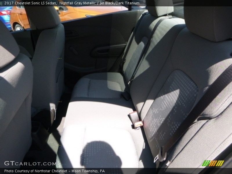 Nightfall Gray Metallic / Jet Black/Dark Titanium 2017 Chevrolet Sonic LS Sedan