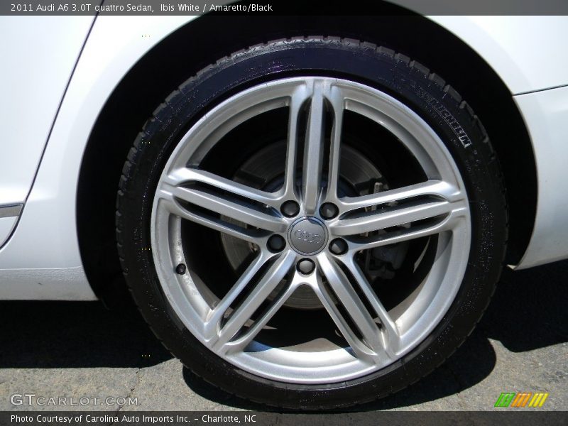 Ibis White / Amaretto/Black 2011 Audi A6 3.0T quattro Sedan
