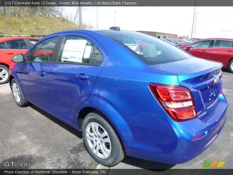 Kinetic Blue Metallic / Jet Black/Dark Titanium 2017 Chevrolet Sonic LS Sedan