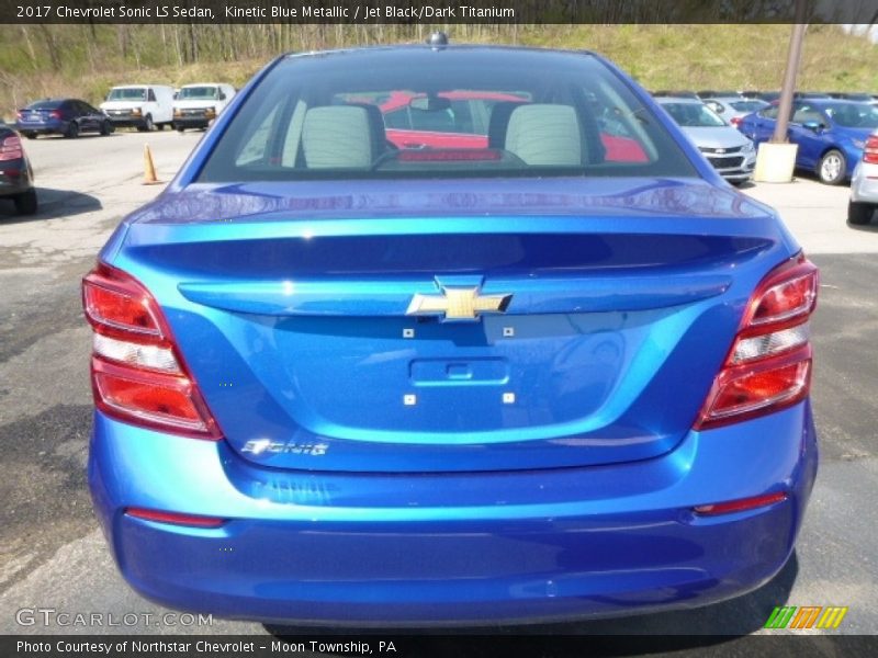 Kinetic Blue Metallic / Jet Black/Dark Titanium 2017 Chevrolet Sonic LS Sedan