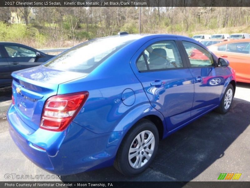 Kinetic Blue Metallic / Jet Black/Dark Titanium 2017 Chevrolet Sonic LS Sedan