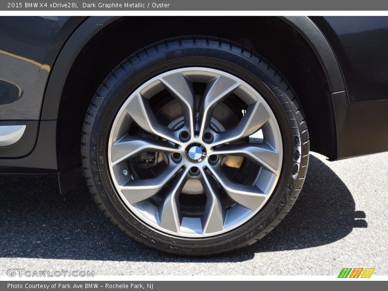 Dark Graphite Metallic / Oyster 2015 BMW X4 xDrive28i