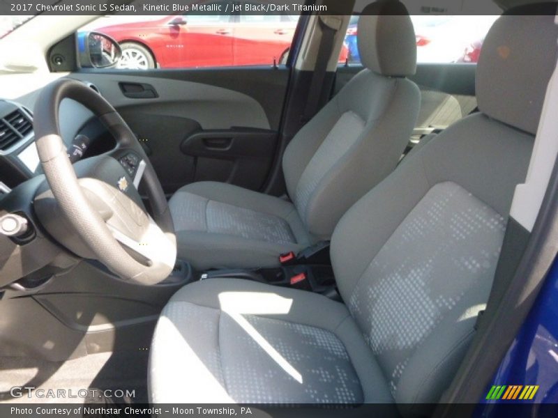 Kinetic Blue Metallic / Jet Black/Dark Titanium 2017 Chevrolet Sonic LS Sedan