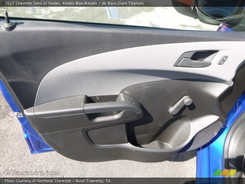 Kinetic Blue Metallic / Jet Black/Dark Titanium 2017 Chevrolet Sonic LS Sedan