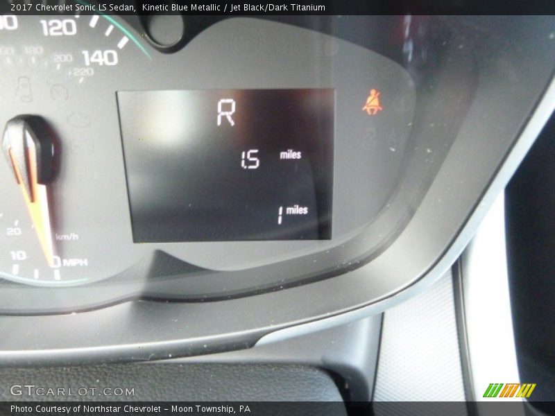 Kinetic Blue Metallic / Jet Black/Dark Titanium 2017 Chevrolet Sonic LS Sedan