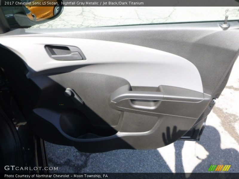 Nightfall Gray Metallic / Jet Black/Dark Titanium 2017 Chevrolet Sonic LS Sedan