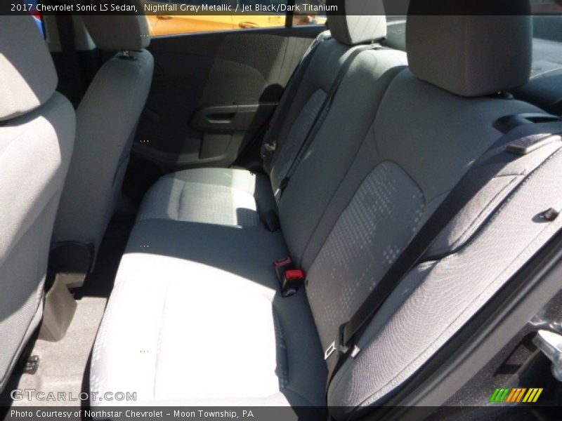 Nightfall Gray Metallic / Jet Black/Dark Titanium 2017 Chevrolet Sonic LS Sedan