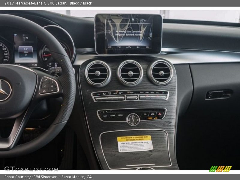 Black / Black 2017 Mercedes-Benz C 300 Sedan