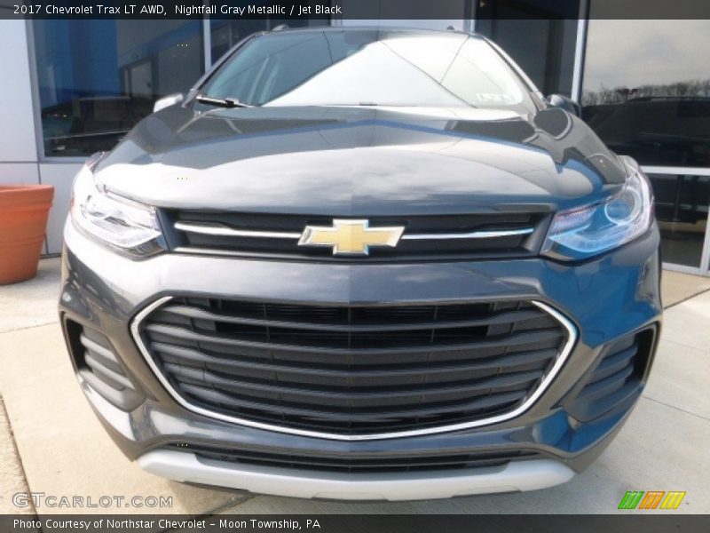 Nightfall Gray Metallic / Jet Black 2017 Chevrolet Trax LT AWD