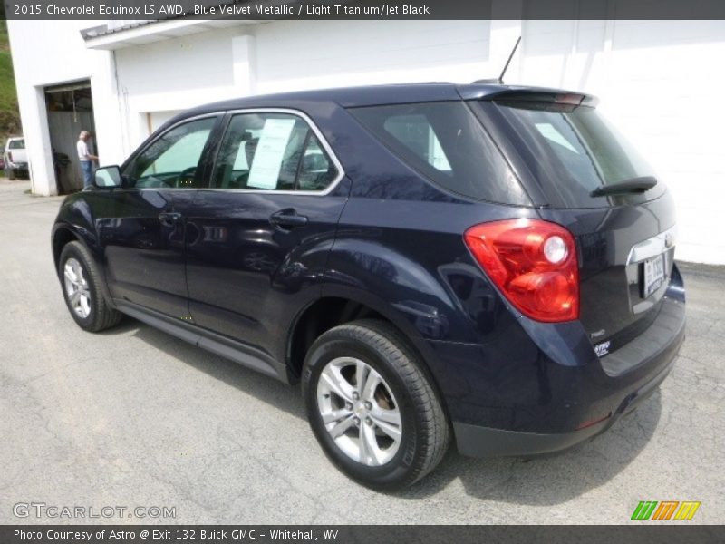 Blue Velvet Metallic / Light Titanium/Jet Black 2015 Chevrolet Equinox LS AWD