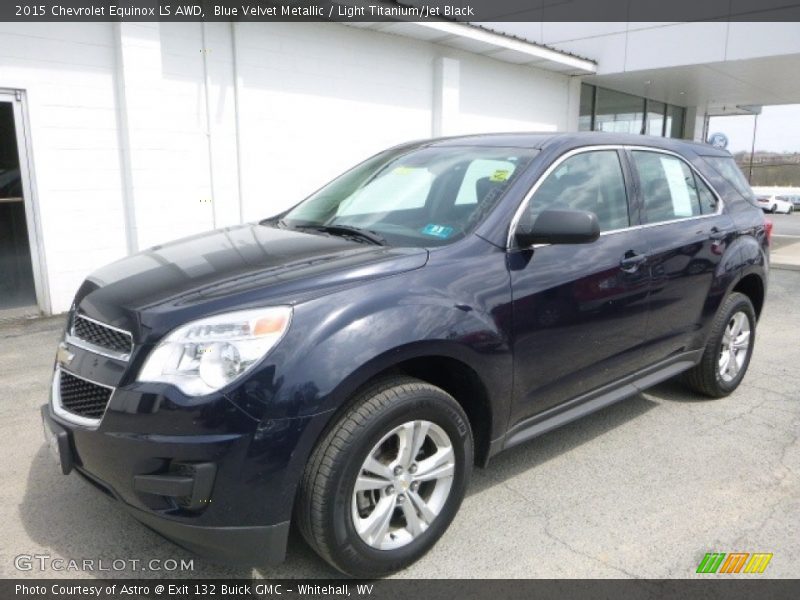 Blue Velvet Metallic / Light Titanium/Jet Black 2015 Chevrolet Equinox LS AWD