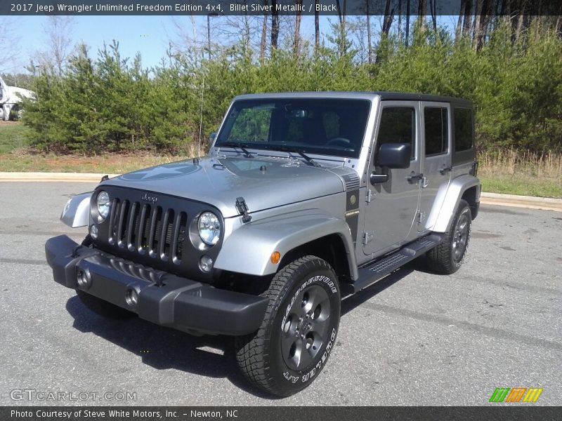 Billet Silver Metallic / Black 2017 Jeep Wrangler Unlimited Freedom Edition 4x4