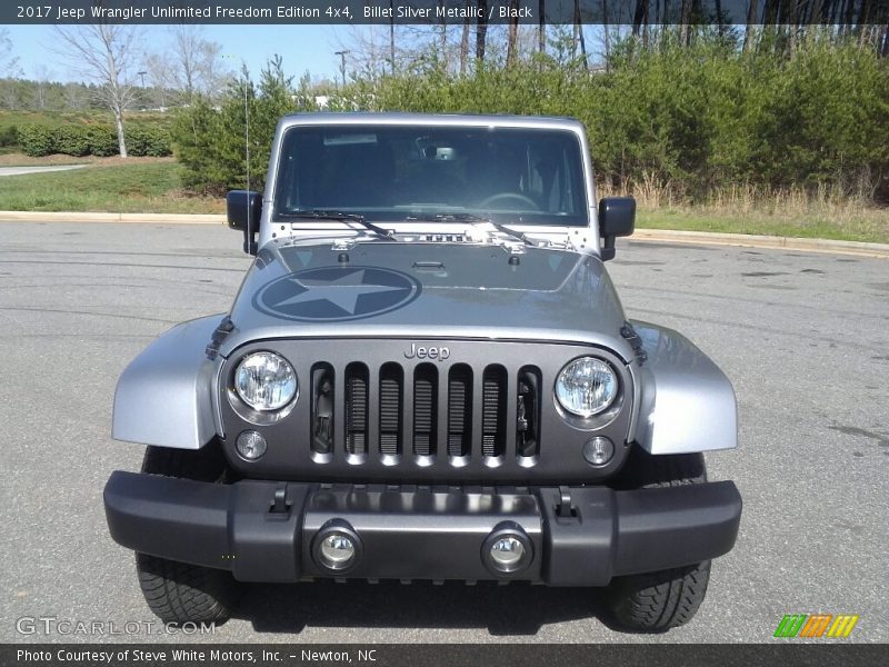 Billet Silver Metallic / Black 2017 Jeep Wrangler Unlimited Freedom Edition 4x4