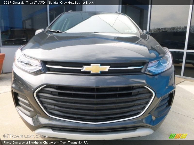 Nightfall Gray Metallic / Jet Black 2017 Chevrolet Trax LT AWD
