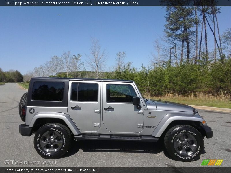 Billet Silver Metallic / Black 2017 Jeep Wrangler Unlimited Freedom Edition 4x4