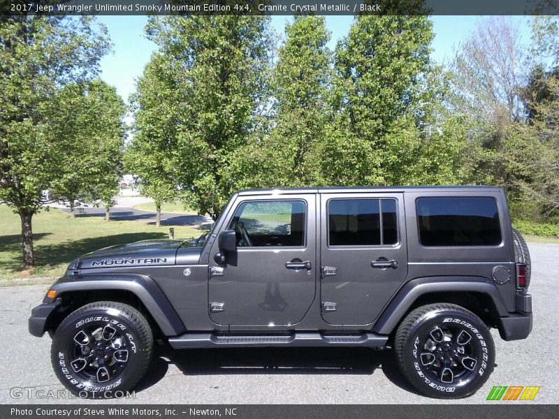  2017 Wrangler Unlimited Smoky Mountain Edition 4x4 Granite Crystal Metallic