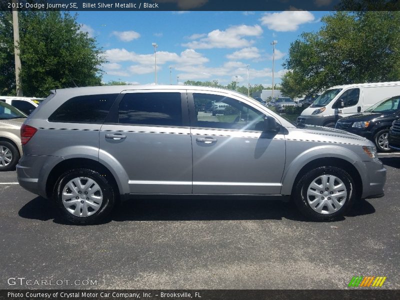 Billet Silver Metallic / Black 2015 Dodge Journey SE
