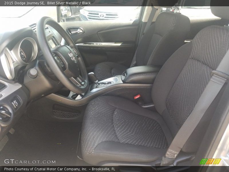 Billet Silver Metallic / Black 2015 Dodge Journey SE